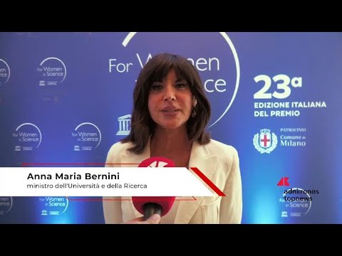 For Women in Science min. Bernini ‘sia riconosciuto valore femminile For Women in Science min. Bernini ‘sia riconosciuto valore femminile