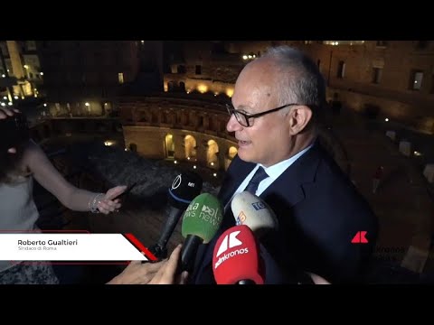 Gualtieri ‘La nuova luce svela la bellezza nascosta di Roma Gualtieri ‘La nuova luce svela la bellezza nascosta di Roma