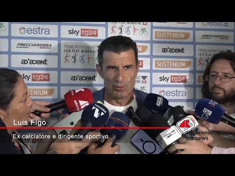 Premio Fair Play Menarini Figo Il rispetto importante fuori e dentro il campo Premio Fair Play Menarini Figo Il rispetto importante fuori e dentro il campo
