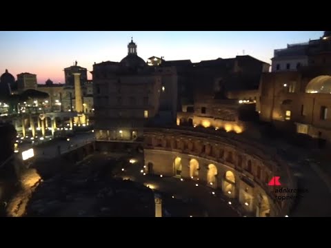 Roma presentata nuova illuminazione artistica dei Mercati Traiano curata da Areti Roma presentata nuova illuminazione artistica dei Mercati Traiano curata da Areti