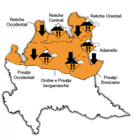 pericolo valanghe lombardia