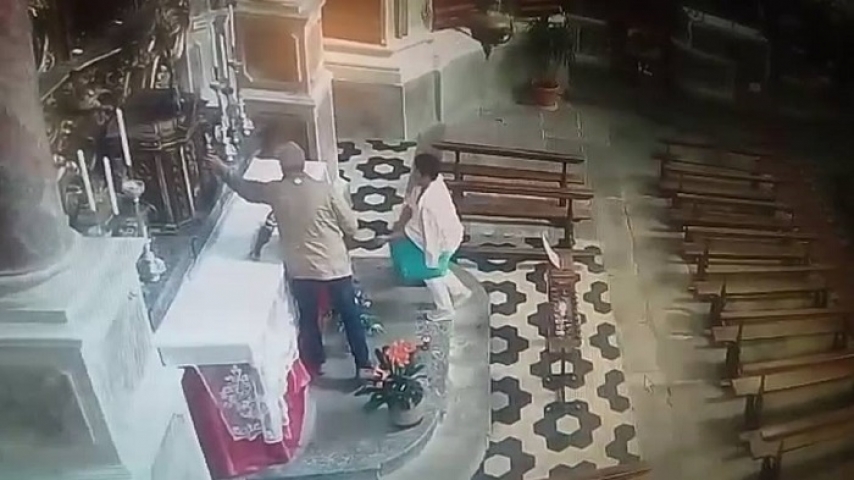 Malonno furto in chiesa