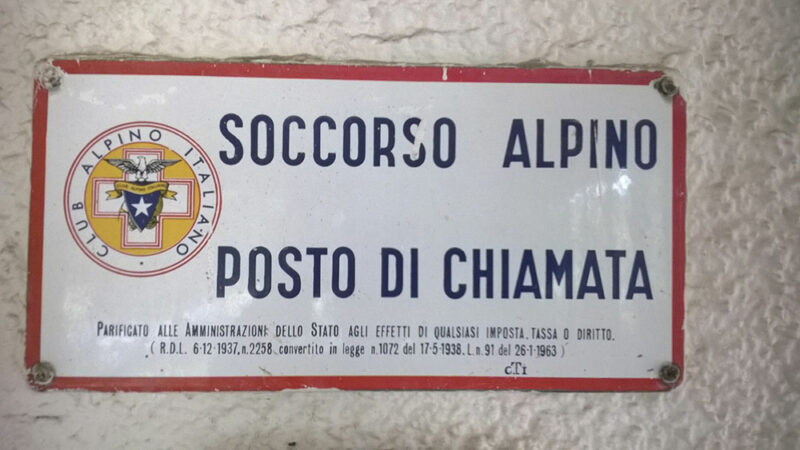 posto chiamata soccorso alpino