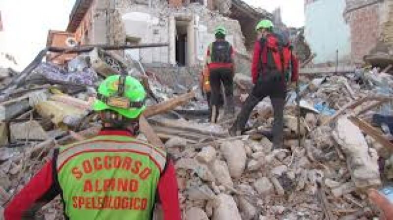 Soccorso alpino terremoto