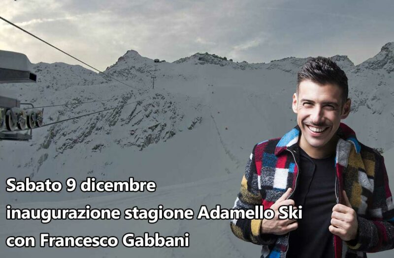 adamello ski francesco gabbani