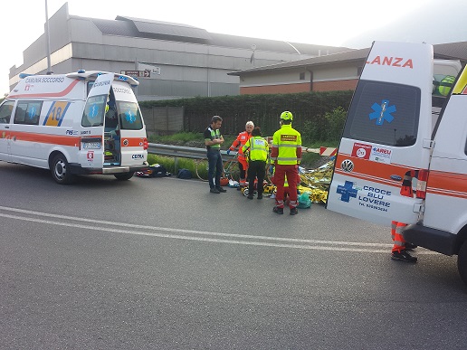 Incidente ciclista Piancamuno