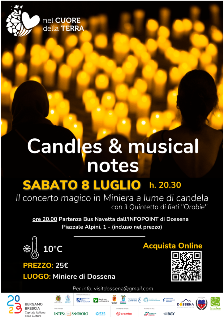 Candles and Musical Notes, il concerto in miniera a lume di candela