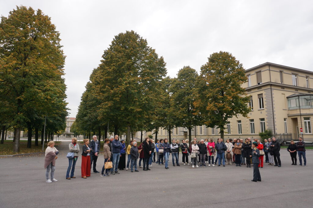 Gli operatori del Papa Giovanni in visita agli ex Ospedali Riuniti di Bergamo