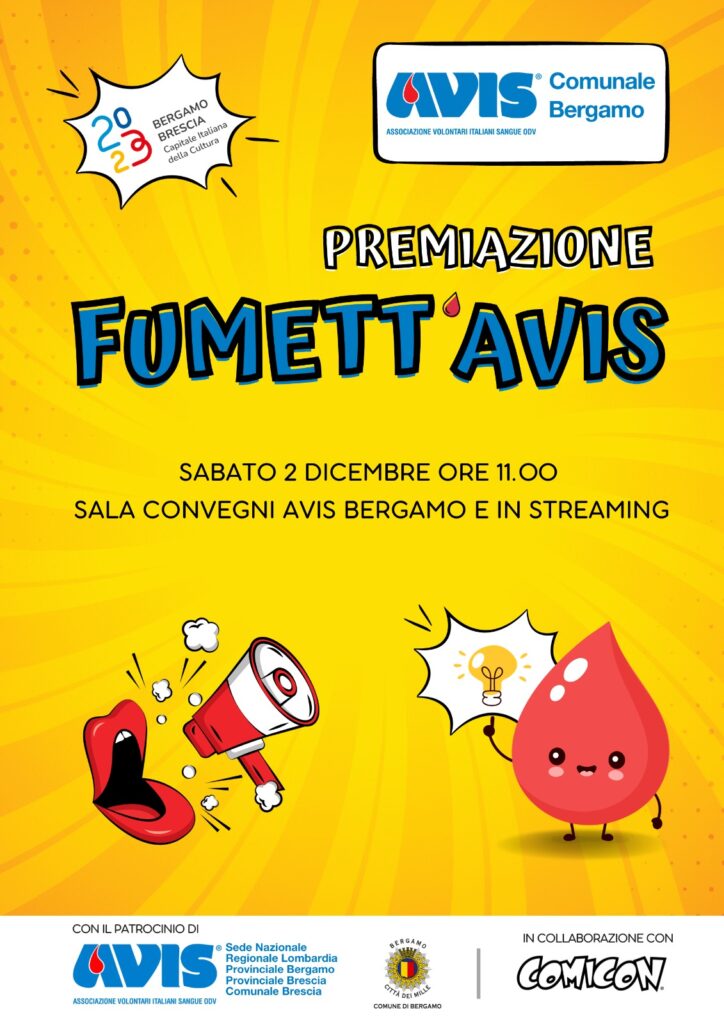 Fumett'Avis: in 67 da tutta Italia per promuovere la donazione