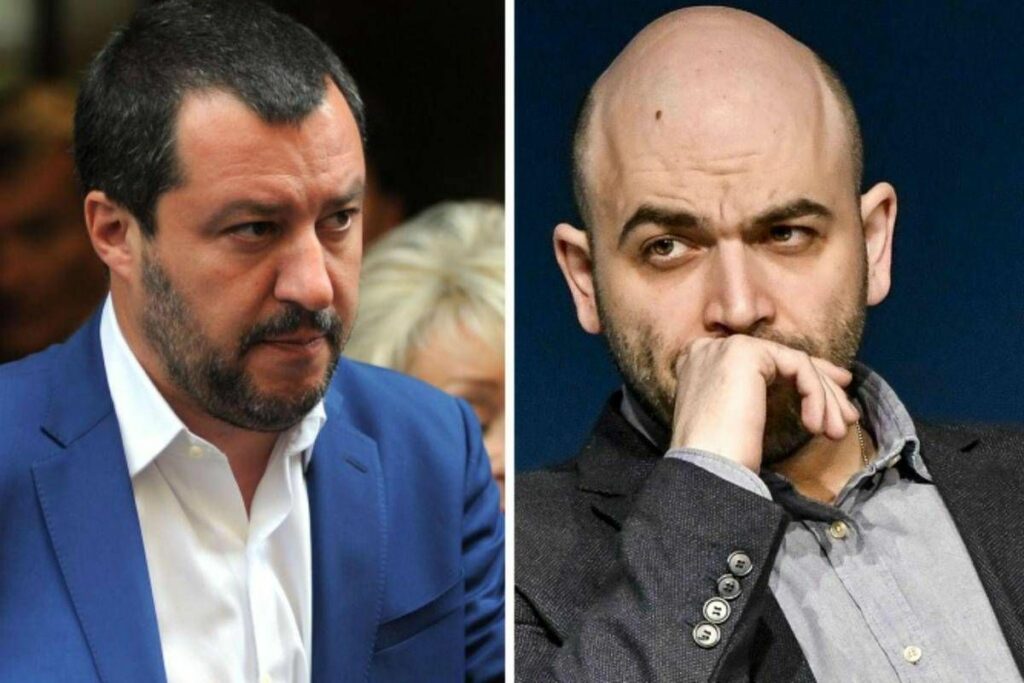 Salvini Non ritiro querela contro Saviano post offensivi Salvini Non ritiro querela contro Saviano post offensivi