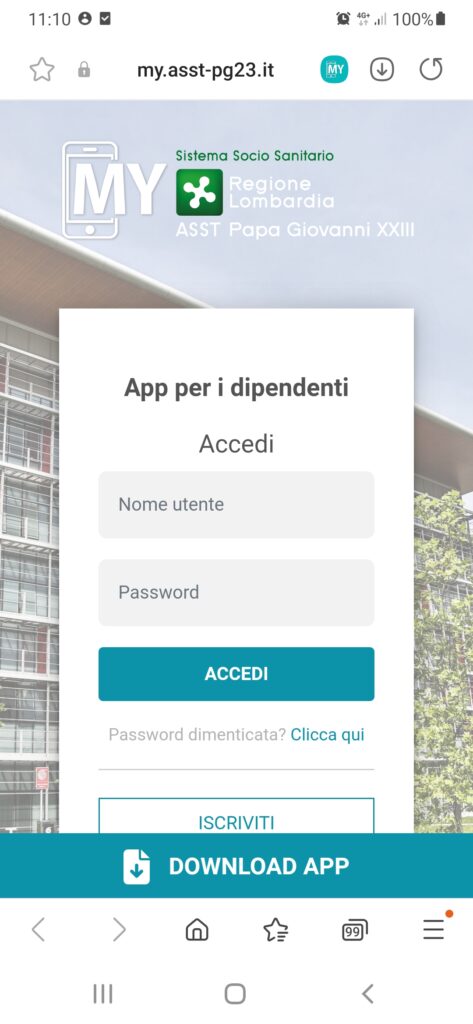 Al Papa Giovanni XXIII arriva la prima App in Italia per i dipendenti di un’azienda sanitaria