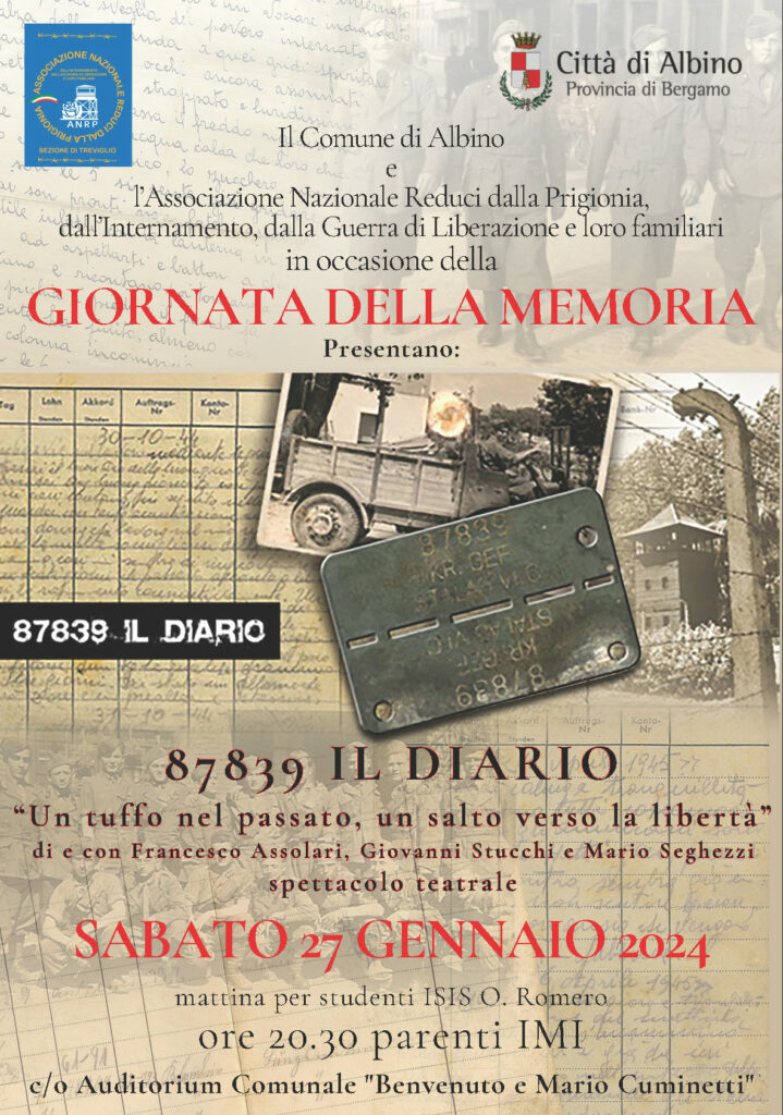 Giornata della Memoria 27 gennaio 2024