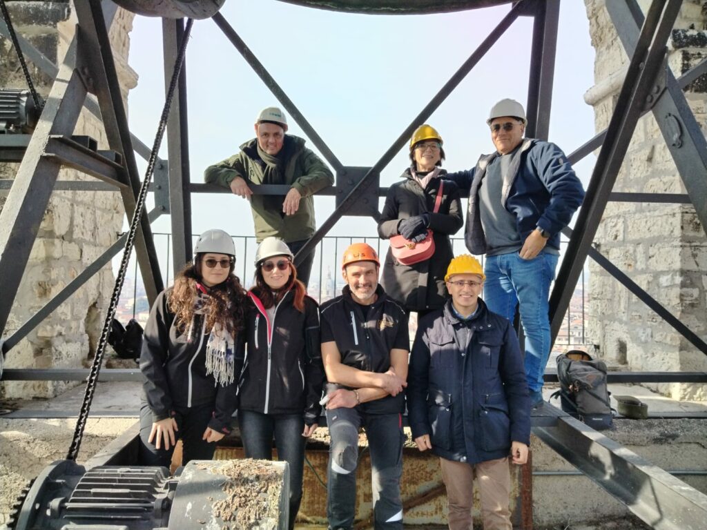 Campanari Bergamaschi a Brescia per il suono manuale dalla Torre del Pegol