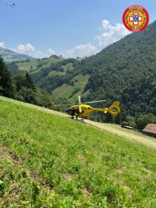 Infortunio nel bosco: intervento del Soccorso Alpino e Elisoccorso