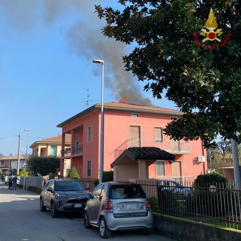 incendio tetto