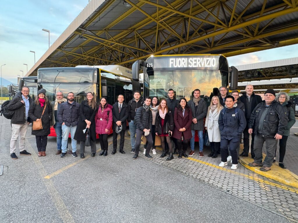 ATB E MED gruppo di lavoro europeo visita al deposito