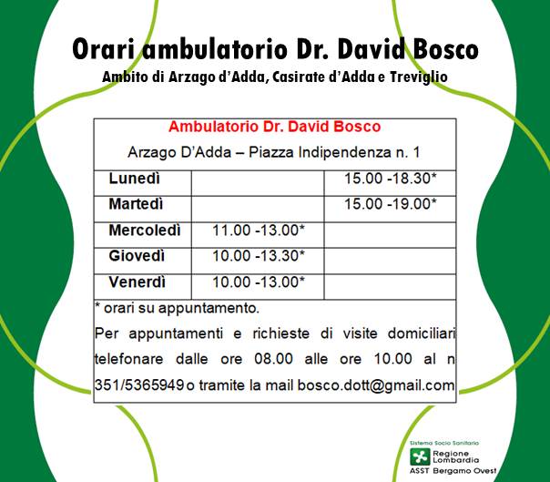 Un medico provvisorio assorbira orfani trevigliesi e il Dr. Bosco