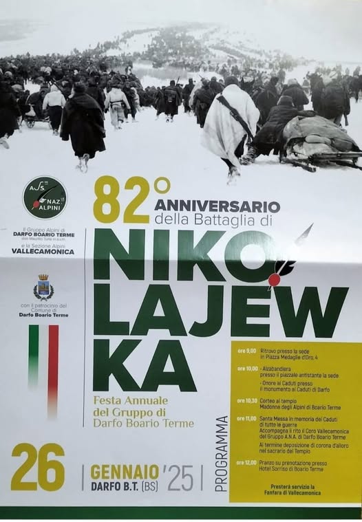 anniversario Nikolajewka Darfo Boario