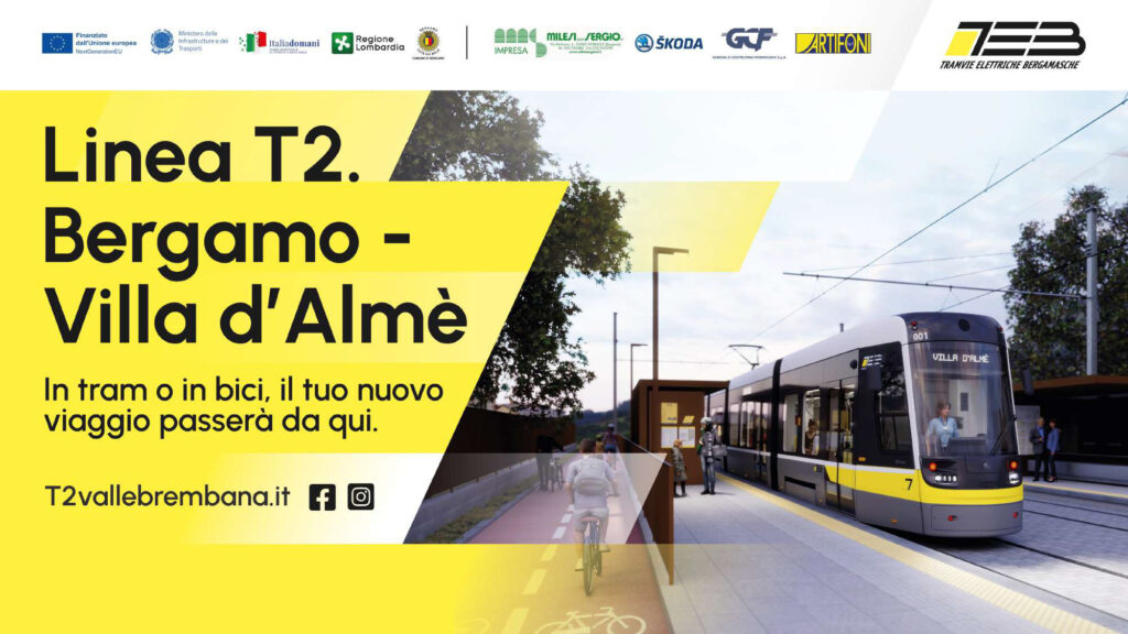 linea t2 teb bergamo villa dalme tram delle valli