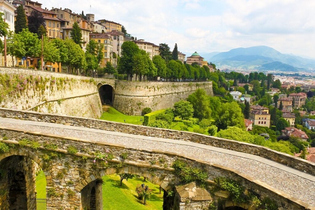 Bergamo mura ridotta Bergamo mura ridotta