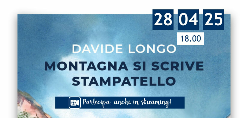 racCONTA LA MONTAGNA Davide Longo presenta Montagna si scrive stampatello racCONTA LA MONTAGNA Davide Longo presenta Montagna si scrive stampatello