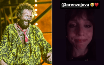 Angelina Mango commossa per la dedica di Jovanotti Prendi il tempo che ti serve Angelina Mango commossa per la dedica di Jovanotti Prendi il tempo che ti serve