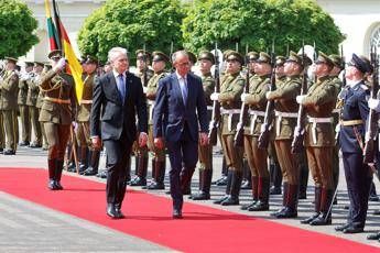 Germania soldati in Lituania prima unita allestero dalla Seconda Guerra Mondiale Germania soldati in Lituania prima unita allestero dalla Seconda Guerra Mondiale