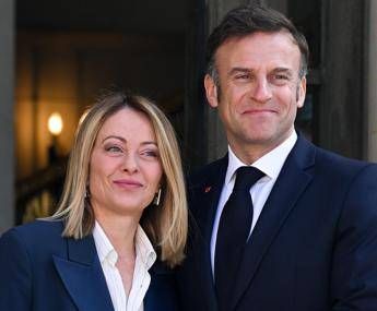 Italia Francia Meloni Macron Siamo leader che si confrontano contenta che venga a Roma Italia Francia Meloni Macron Siamo leader che si confrontano contenta che venga a Roma