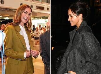 Kate principessa di stile Meghan capace di osare icone a confronto Kate principessa di stile Meghan capace di osare icone a confronto