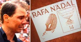 Nadal e lomaggio da brividi al Roland Garros Nadal e lomaggio da brividi al Roland Garros