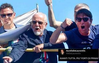 Napoli Conte rinnova. De Laurentiis Avanti tutta piu forti di prima Napoli Conte rinnova. De Laurentiis Avanti tutta piu forti di prima