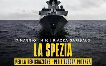 Remigrazione sabato manifestazione di CasaPound a La Spezia Remigrazione sabato manifestazione di CasaPound a La Spezia