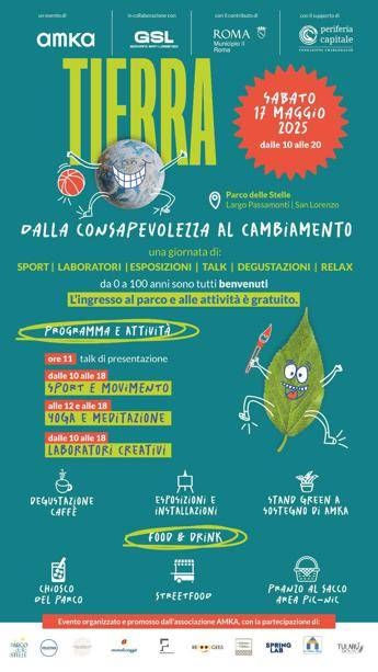 Sabato a Roma San Lorenzo Tierra evento dedicato a benessere ecologia e sostenibilita Sabato a Roma San Lorenzo Tierra evento dedicato a benessere ecologia e sostenibilita