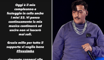 Simba La Rue compie 23 anni il messaggio dal carcere Festeggio in cella Simba La Rue compie 23 anni il messaggio dal carcere Festeggio in cella