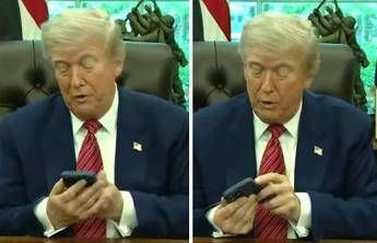 Trump e il telefono che disturba. Sorpresa e il suo Video Trump e il telefono che disturba. Sorpresa e il suo Video