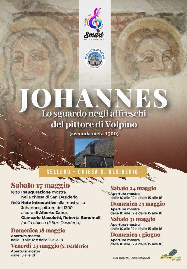 locandina Mostra Johannes San Desiderio locandina Mostra Johannes San Desiderio