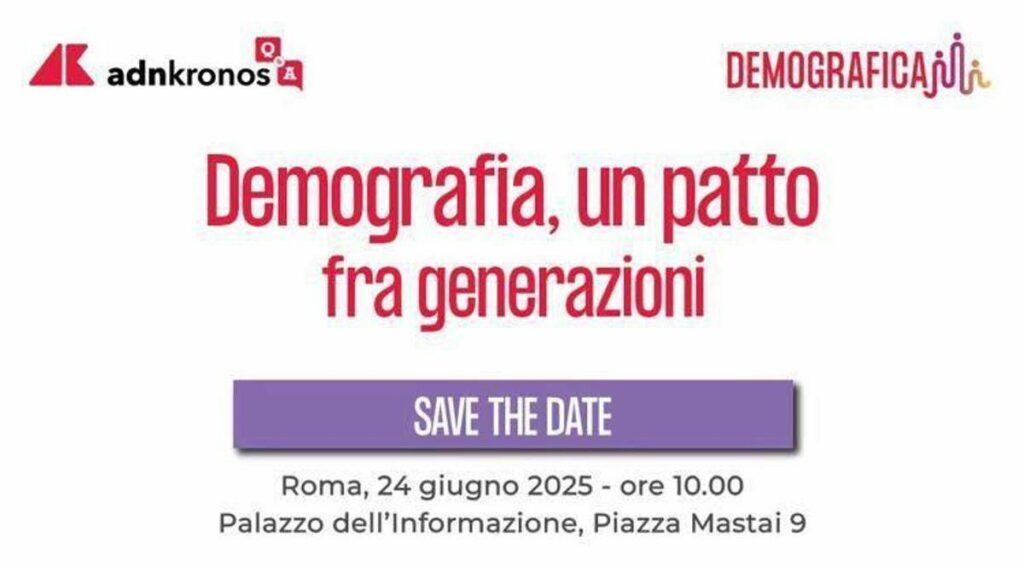 Adnkronos QA Demografia un patto fra generazioni levento il 24 giugno 1 Adnkronos QA Demografia un patto fra generazioni levento il 24 giugno 1