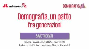 Adnkronos QA Demografia un patto fra generazioni levento il 24 giugno 1