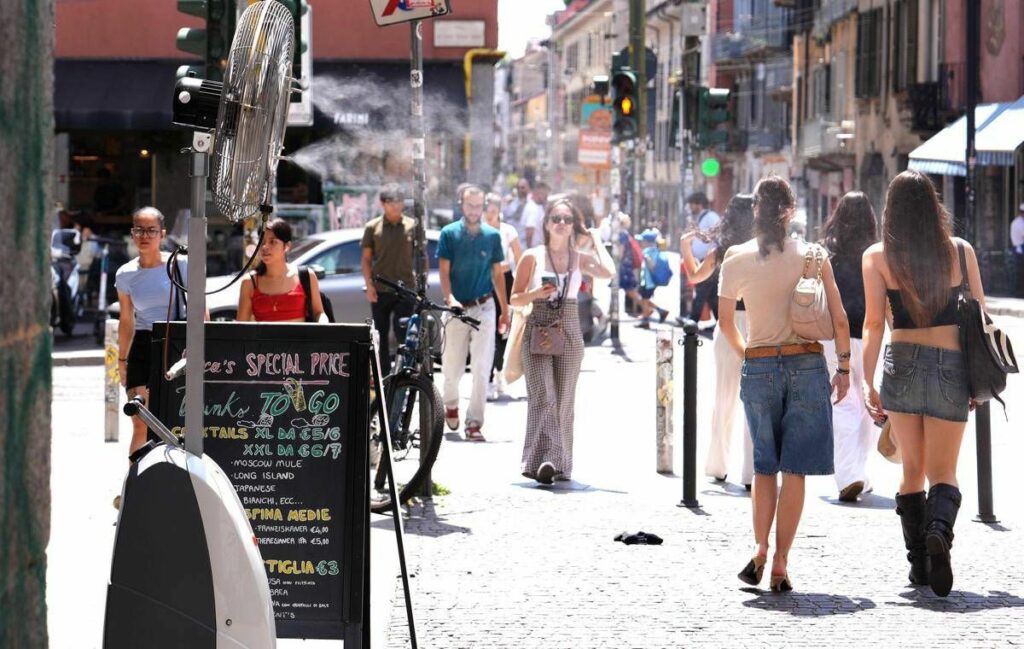 Caldo record oggi 17 citta da bollino rosso picchi fino ai 40° Caldo record oggi 17 citta da bollino rosso picchi fino ai 40°