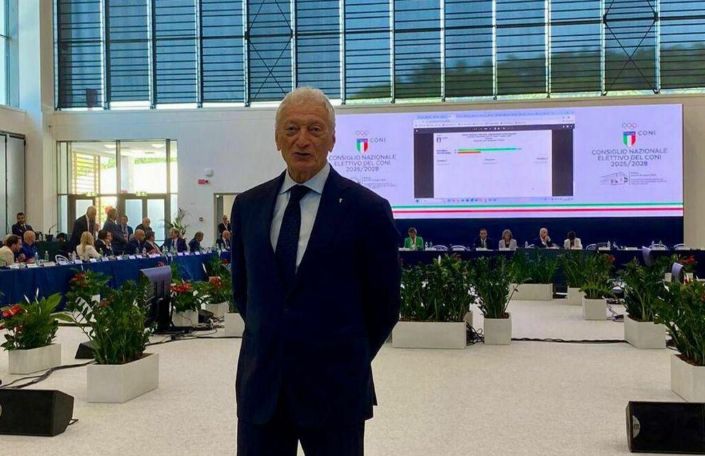 Coni Luciano Buonfiglio e il nuovo presidente Lo sport di base al centro Coni Luciano Buonfiglio e il nuovo presidente Lo sport di base al centro