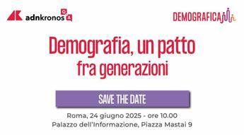 Demografia un patto fra generazioni il 24 giugno levento Adnkronos QA Demografia un patto fra generazioni il 24 giugno levento Adnkronos QA