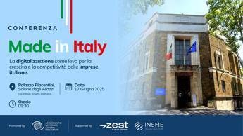 Digitalizzazione come leva per la crescita del Made in Italy il 17 giugno al Salone degli Arazzi del MIMIT Digitalizzazione come leva per la crescita del Made in Italy il 17 giugno al Salone degli Arazzi del MIMIT