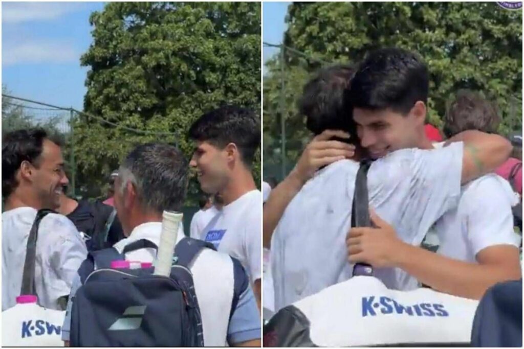 Fognini non ha paura di Alcaraz risate e abbracci a Wimbledon Video