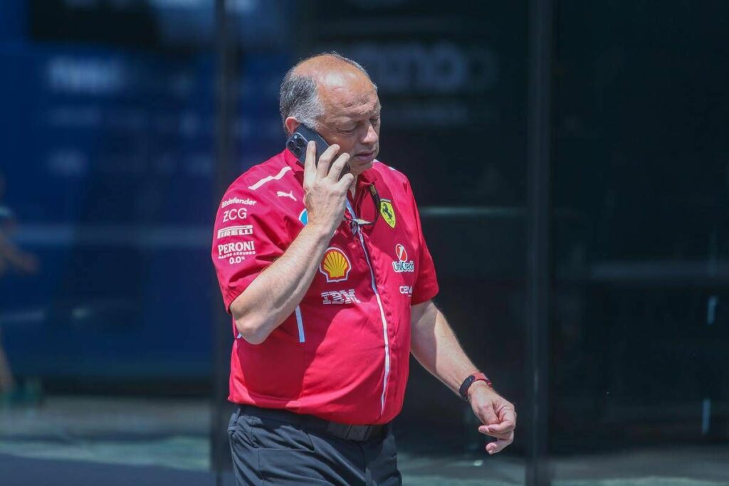 Gp Austria Vasseur non sara al muretto Ferrari per motivi personali Gp Austria Vasseur non sara al muretto Ferrari per motivi personali