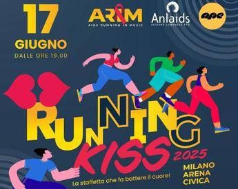 Hiv staffetta del bacio contro i pregiudizi a Milano torna Arim Running Kiss Hiv staffetta del bacio contro i pregiudizi a Milano torna Arim Running Kiss