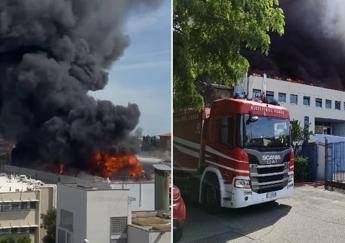 Incendio allUniversita della Tuscia in fiamme la facolta di Agraria Video Incendio allUniversita della Tuscia in fiamme la facolta di Agraria Video