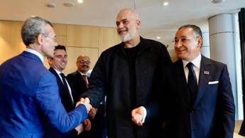 Italia Albania Ghribi Gsd Eccellente incontro con il premier Edi Rama Italia Albania Ghribi Gsd Eccellente incontro con il premier Edi Rama