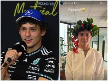 Kimi Antonelli supera lesame di maturita Promosso Kimi Antonelli supera lesame di maturita Promosso