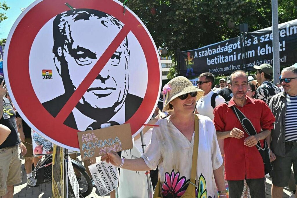 Pride a Budapest ira Orban Spettacolo ripugnante ordinato da Bruxelles Pride a Budapest ira Orban Spettacolo ripugnante ordinato da Bruxelles