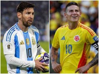 Scintille tra Messi e James Rodriguez rissa sfiorata cose successo Video Scintille tra Messi e James Rodriguez rissa sfiorata cose successo Video